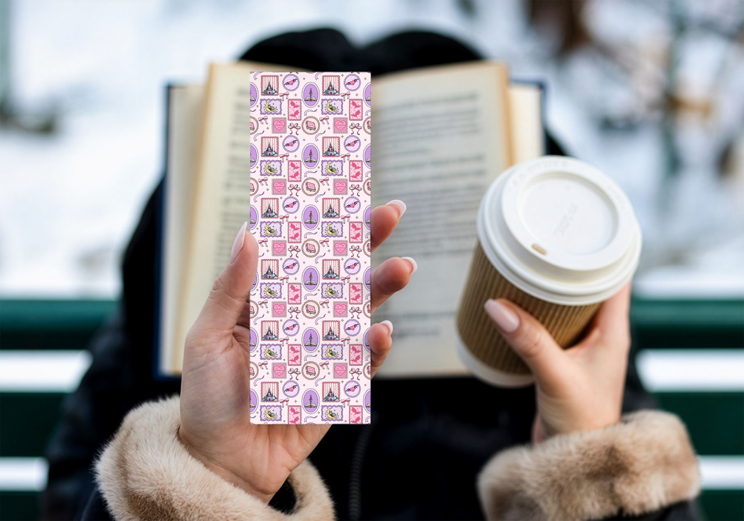 Romantasy Stamp Bookmark