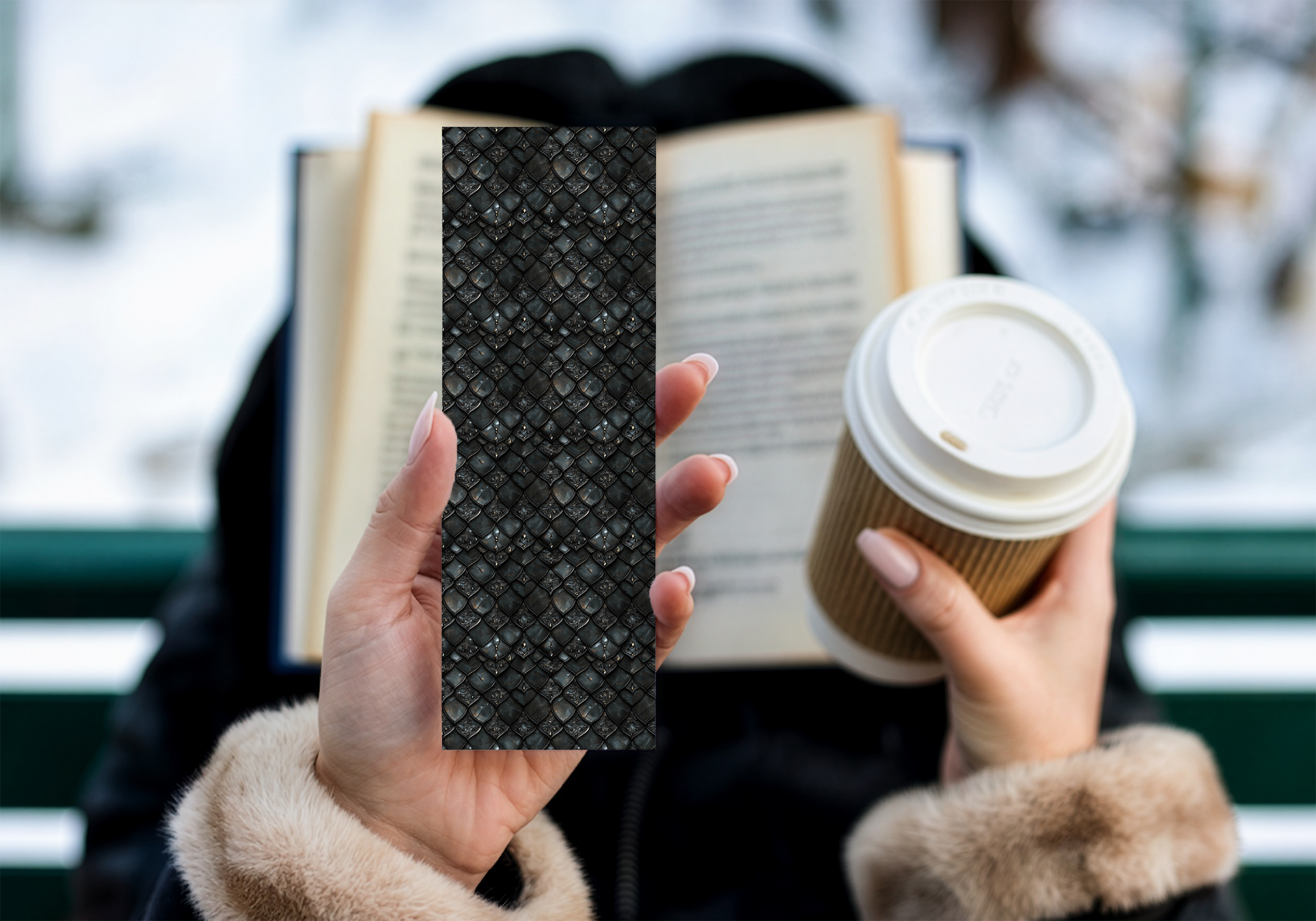 Black Dragon Scales Bookmark