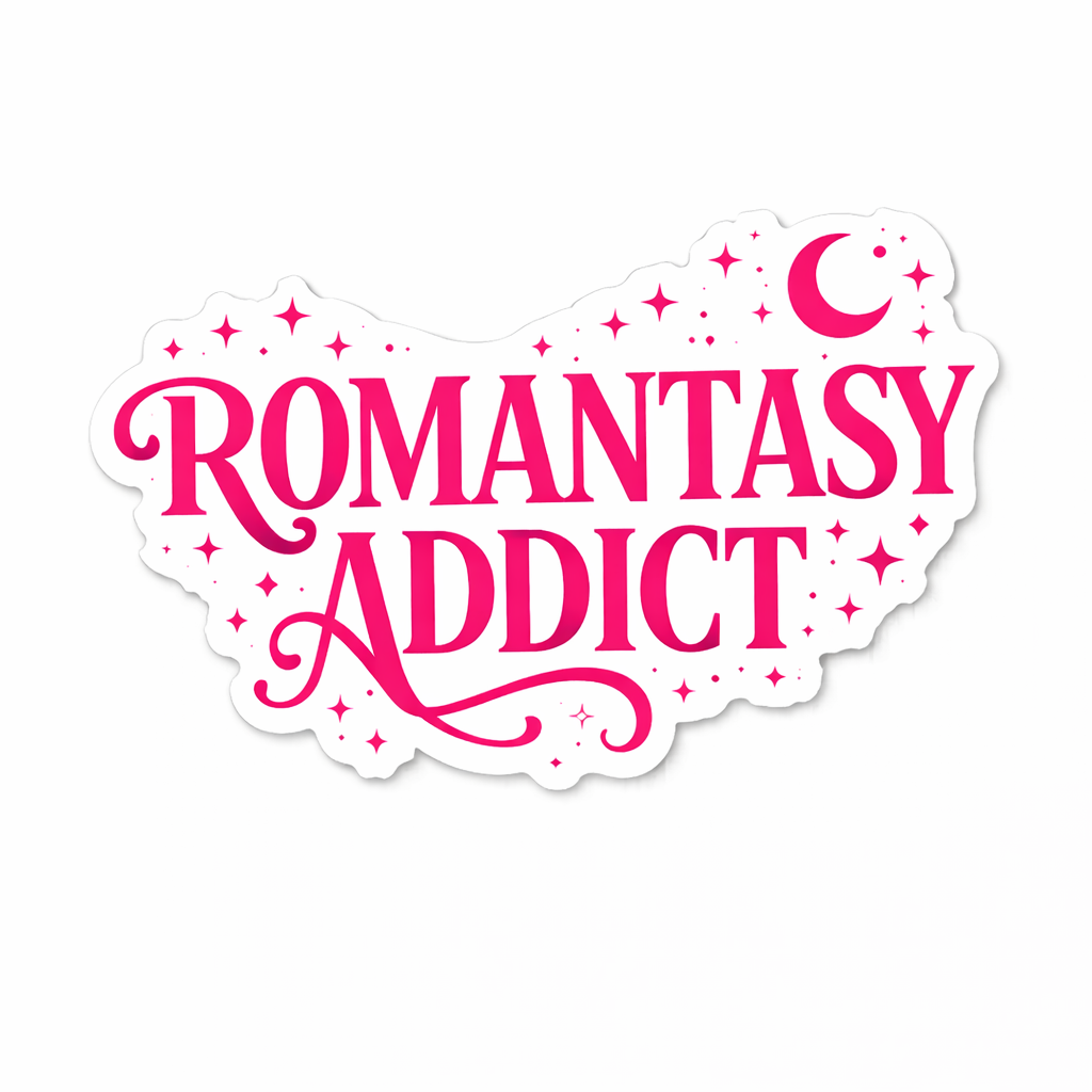 Romantasy Addict Vinyl Bookish Sticker