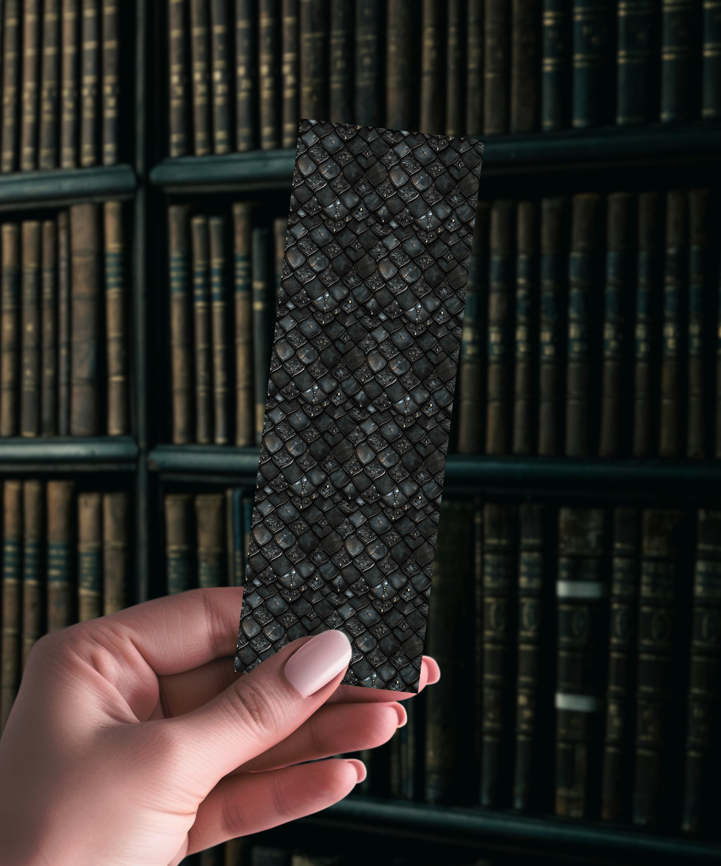 Black Dragon Scales Bookmark