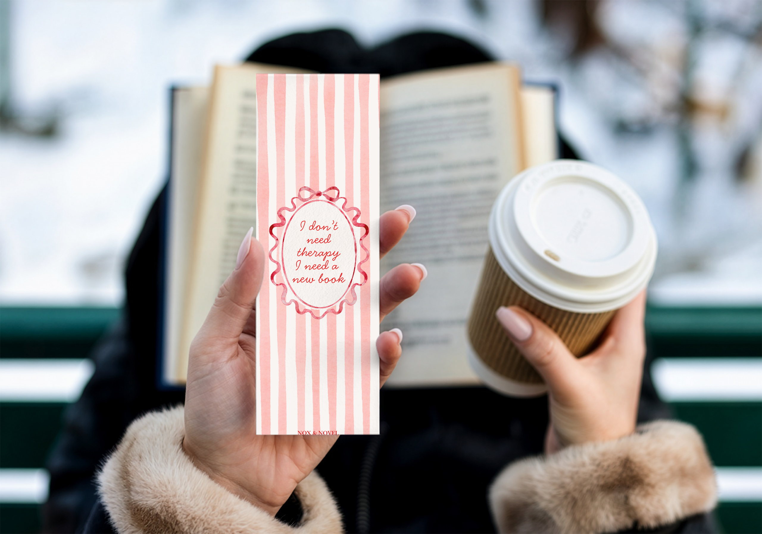 I Don't Need Therapy Coquette Bookmark