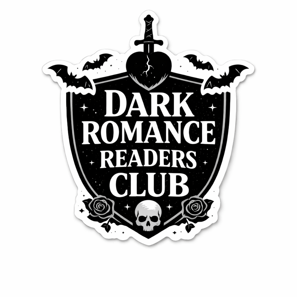 Dark Romance Readers Club Vinyl Bookish Sticker