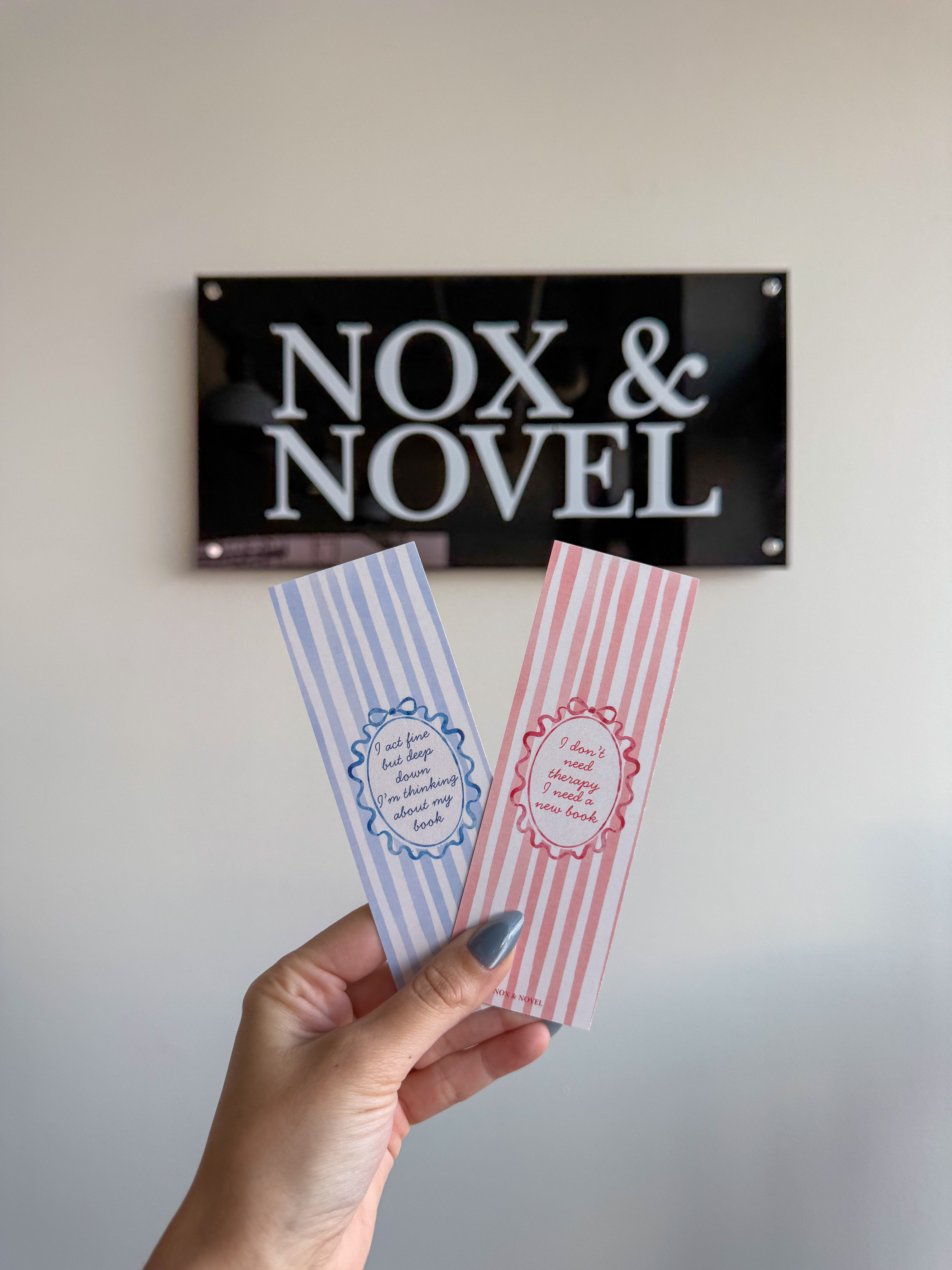 I Don't Need Therapy Coquette Bookmark