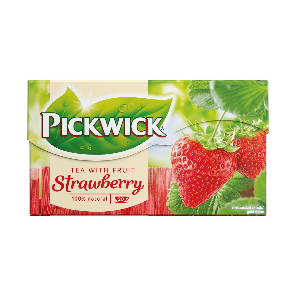Pickwick Strawberry Black Tea 20 tea bags - LTP