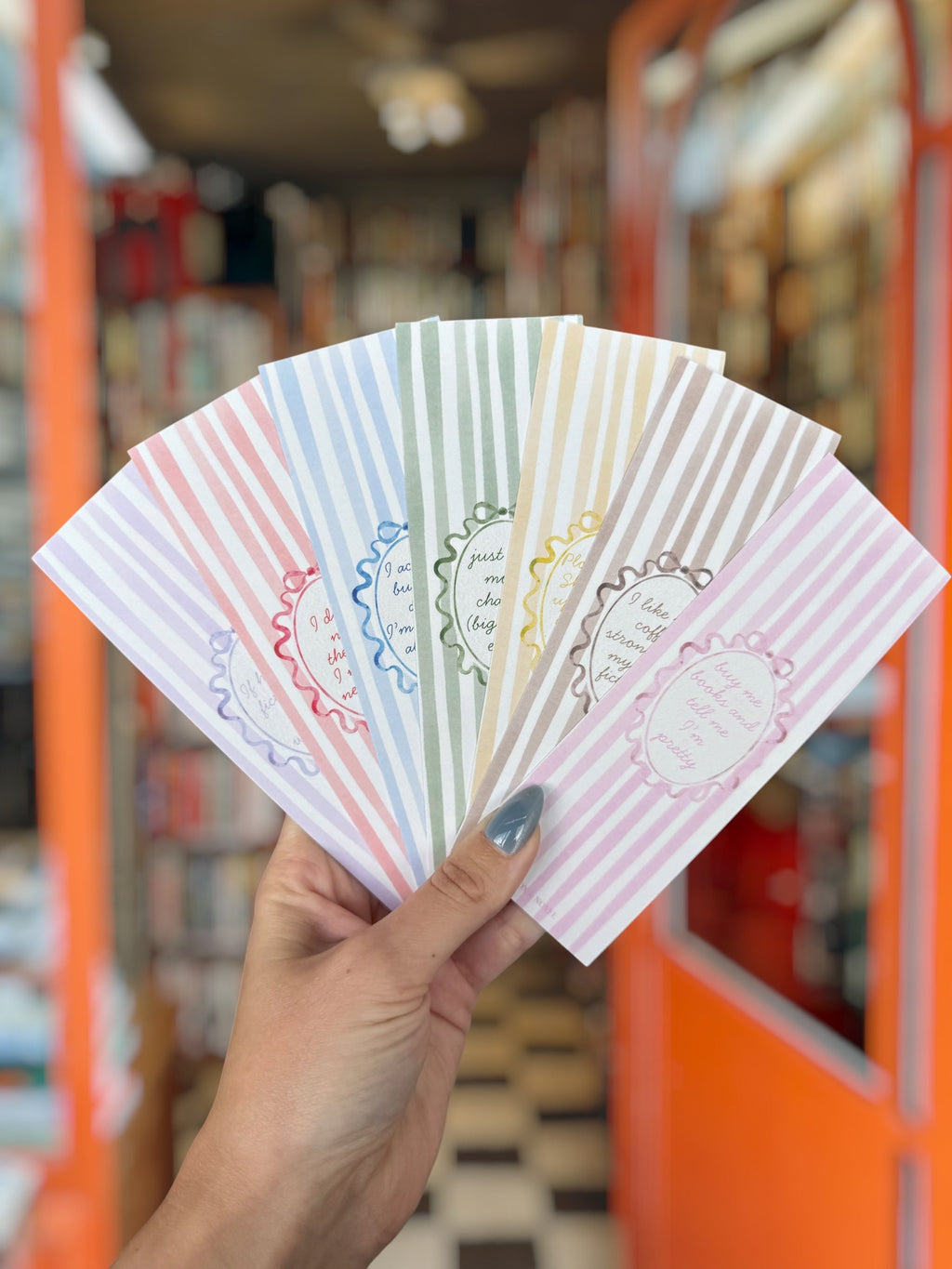 Just One More Chapter Coquette Bookmark