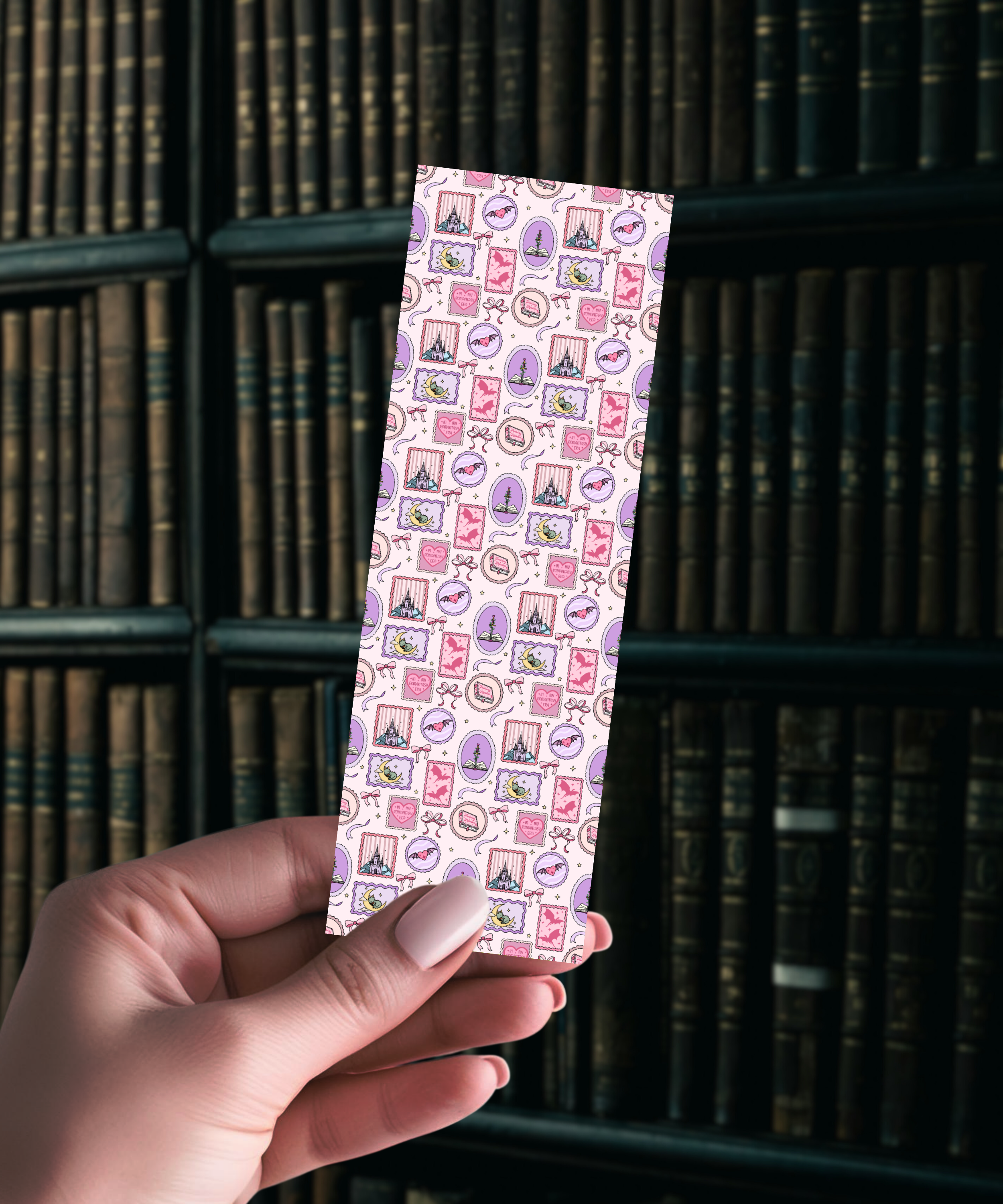 Romantasy Stamp Bookmark
