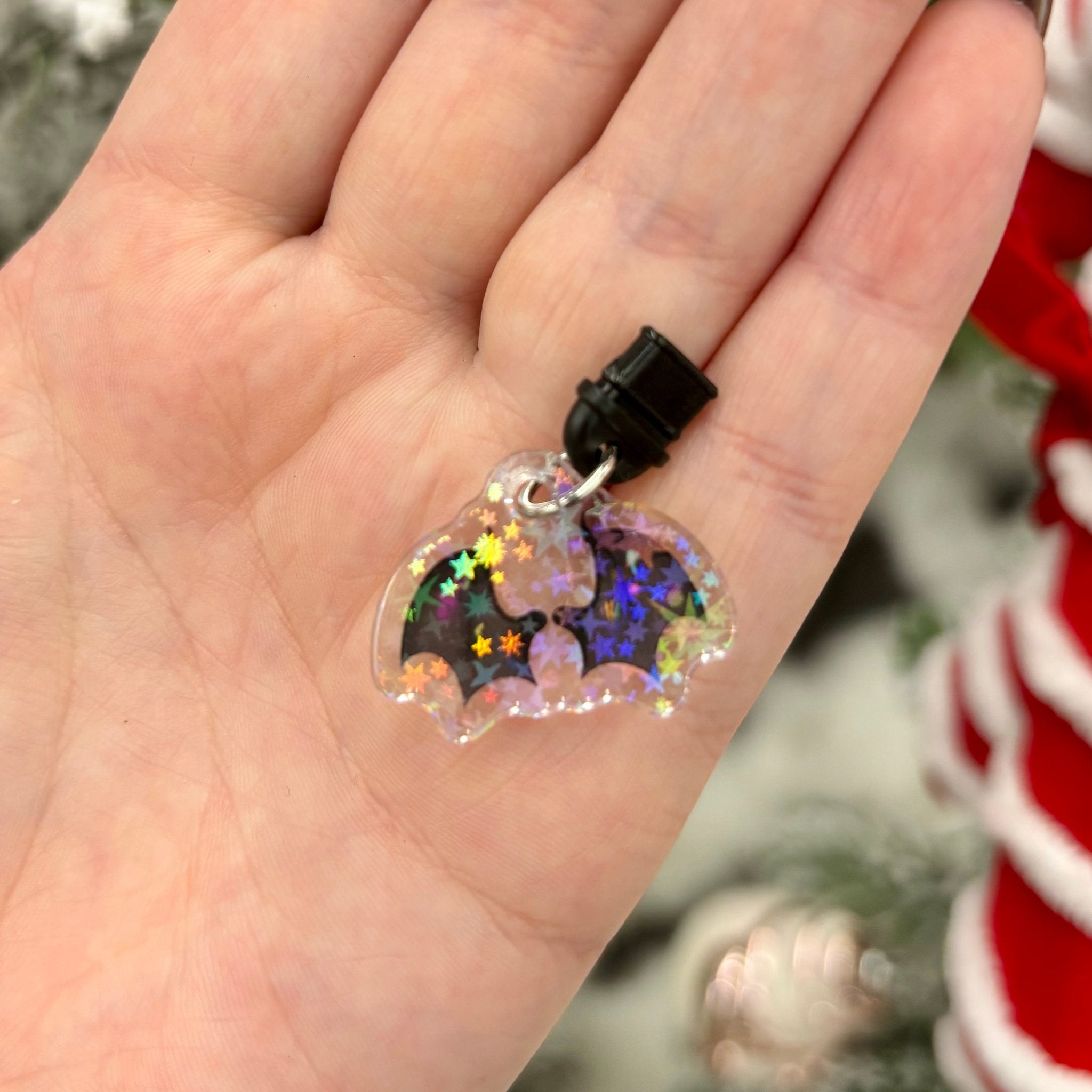 ACOMAF Painted Wings Star Sparkle Double Sided USB-C Dust Plug Kindle Charm