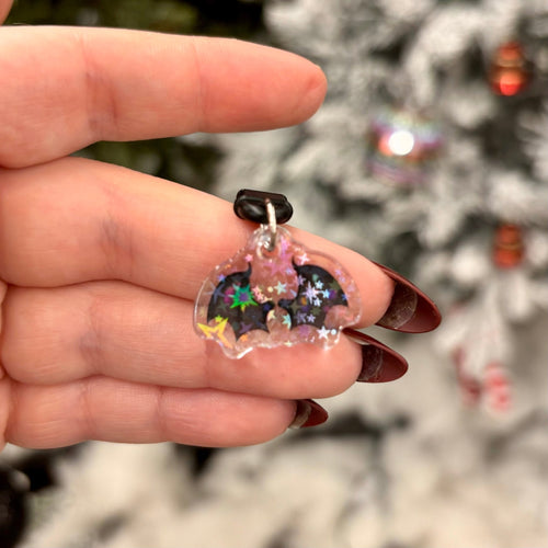 ACOMAF Painted Wings Star Sparkle Double Sided USB-C Dust Plug Kindle Charm