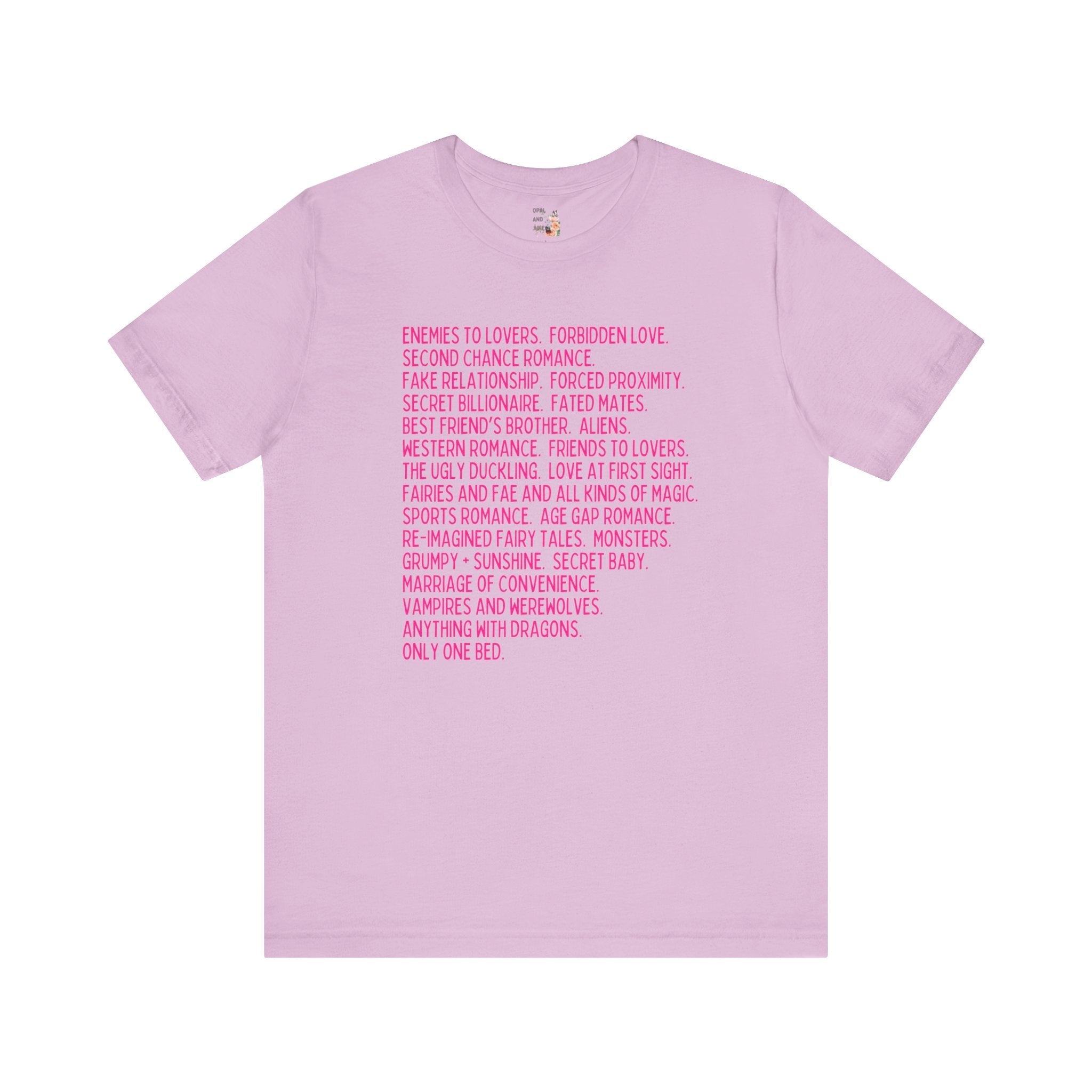 Bookish Romance Tropes T-Shirt