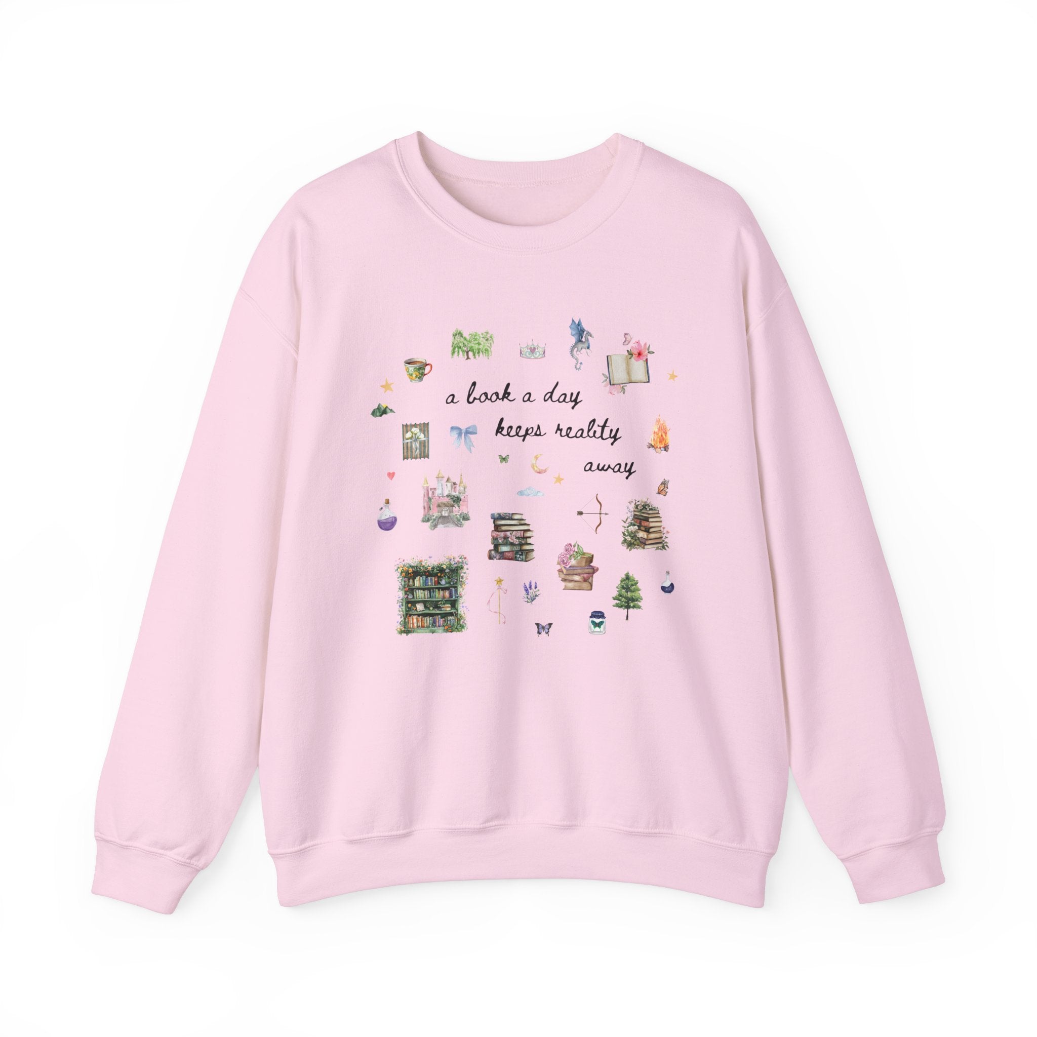 Cozy Romantasy Reader Sweatshirt for Romance Author