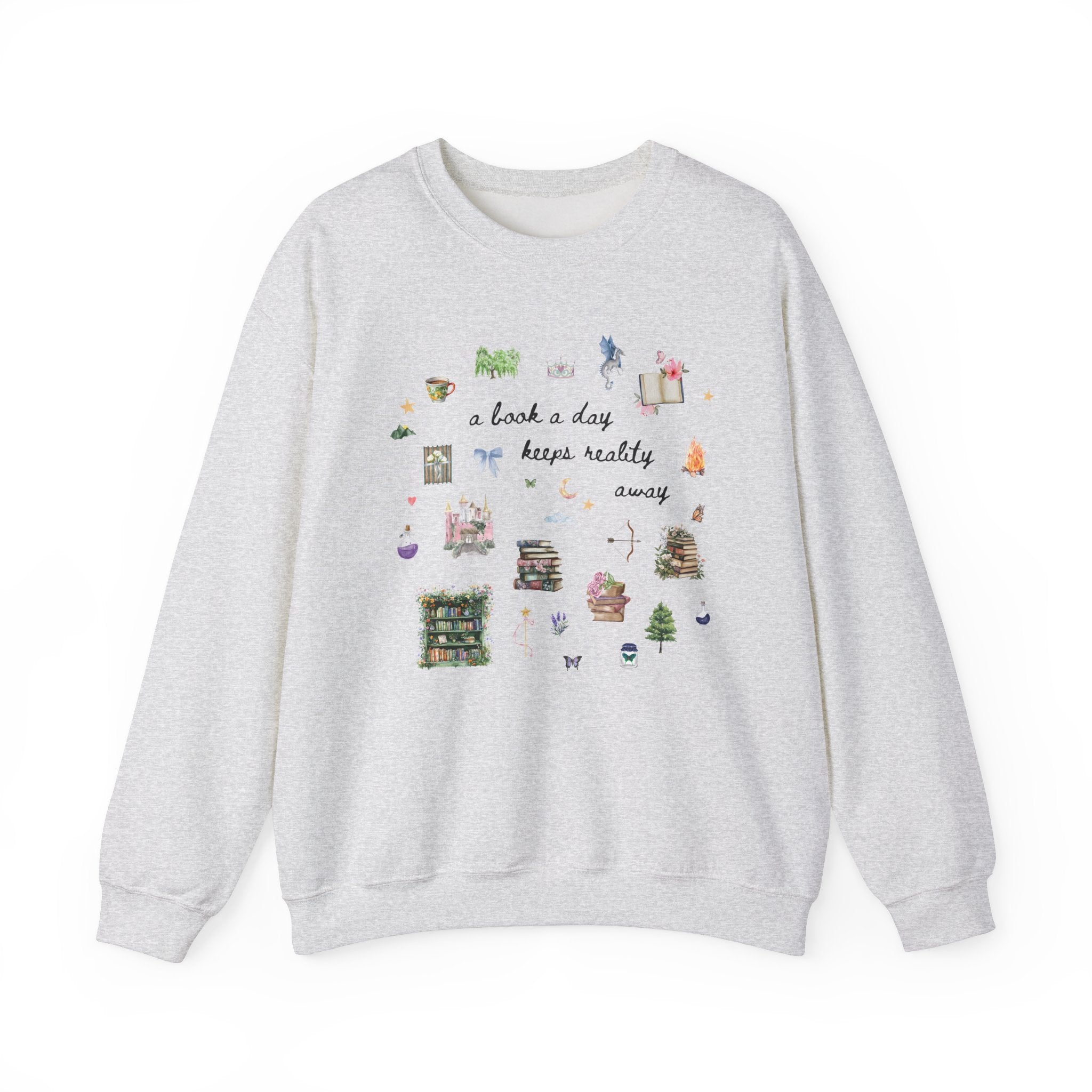 Cozy Romantasy Reader Sweatshirt for Romance Author