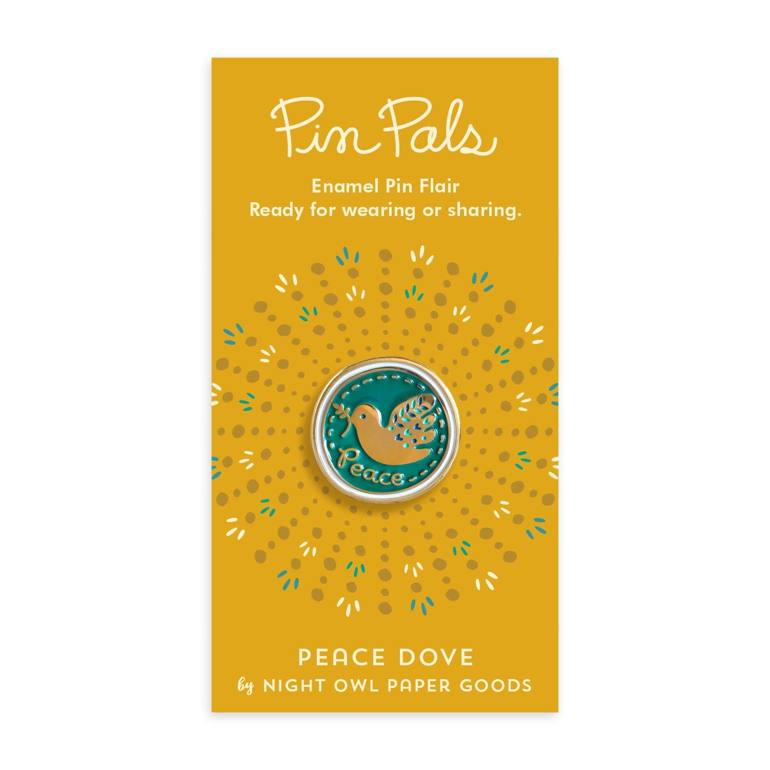 Peace Dove Enamel Pin